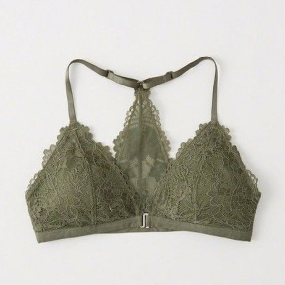 olive green bralette